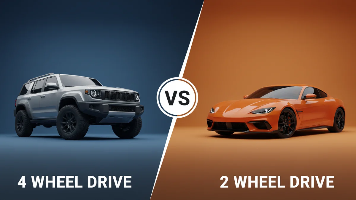 4 Wheel Drive vs 2 Wheel Drive comparison
