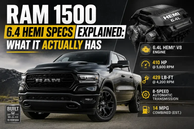 Ram 1500 6.4 Hemi Specs