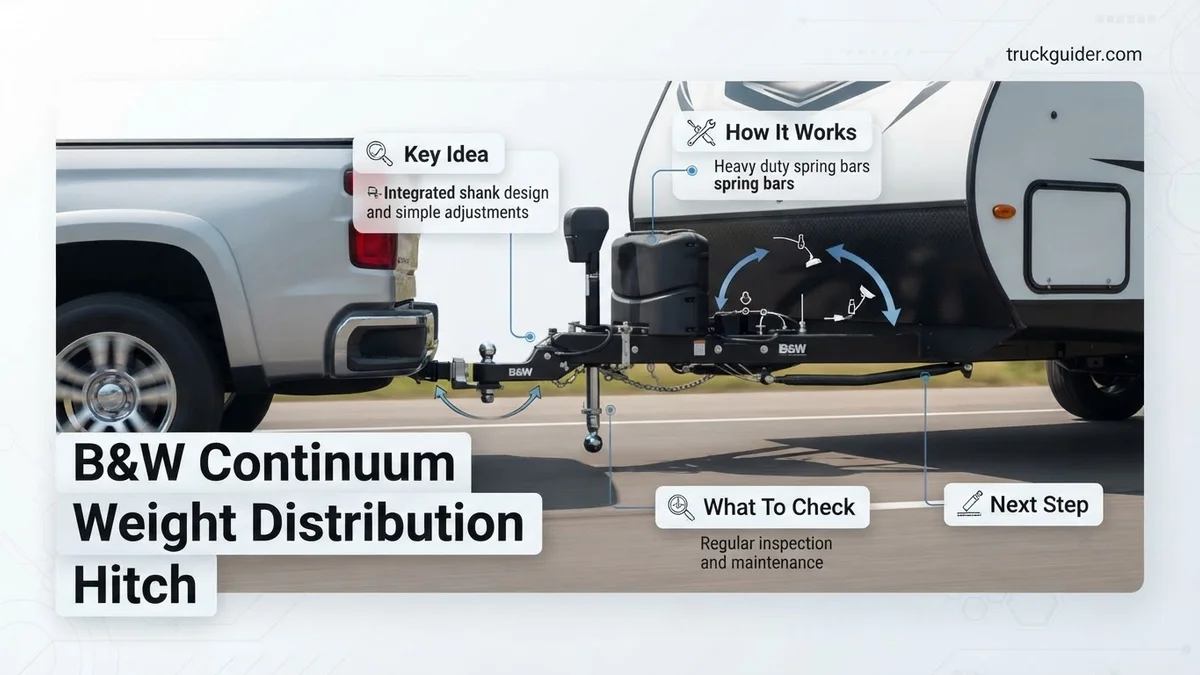 B&W Continuum Weight Distribution Hitch expert guide showing the main topic and key context