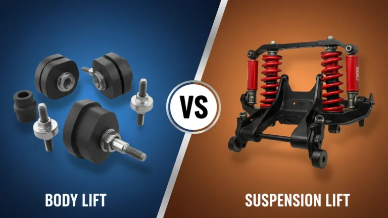 Body Lift vs Suspension Lift side-by-side comparison