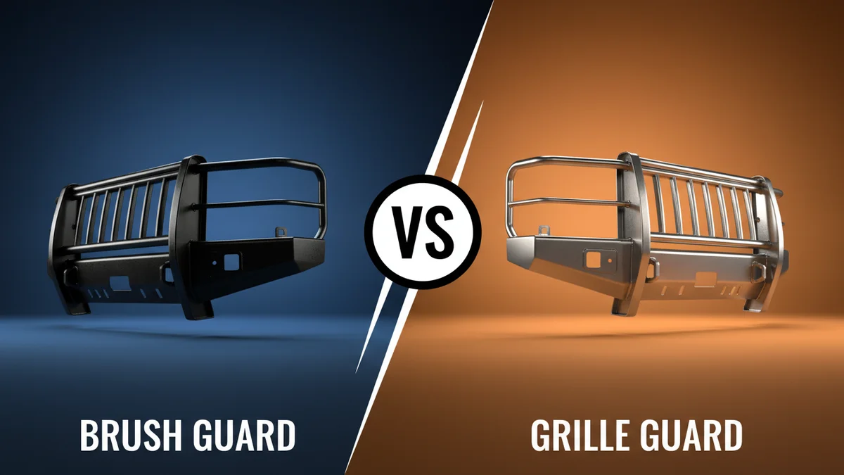 Brush Guard vs Grille Guard comparison