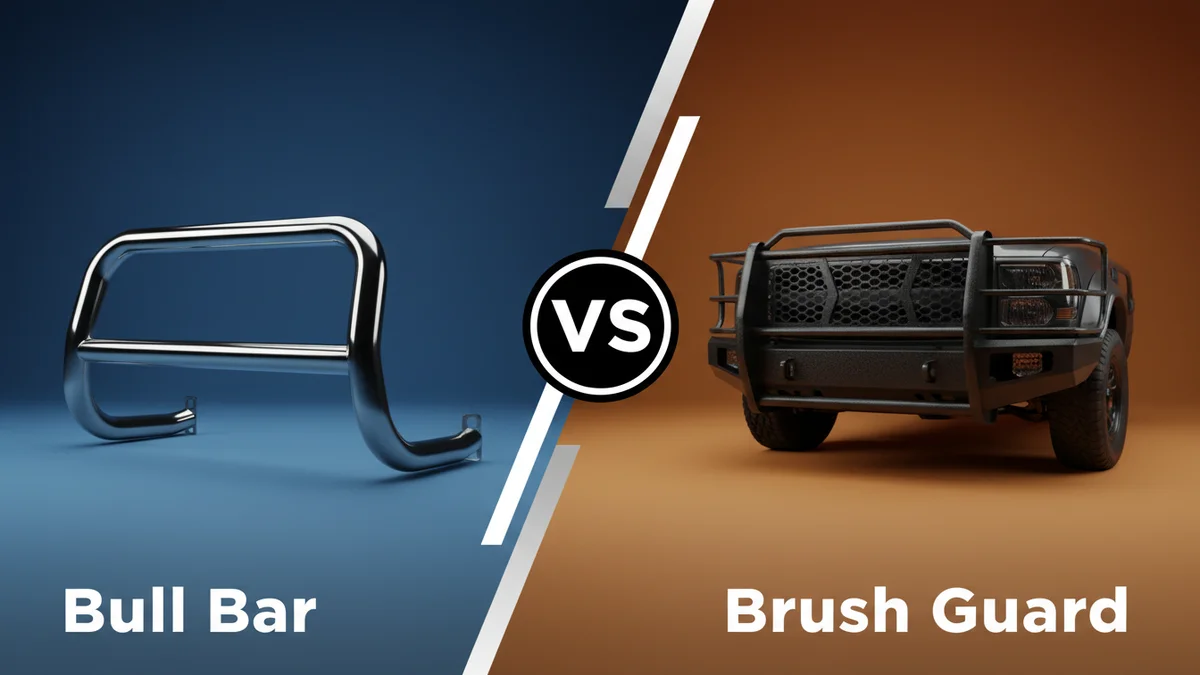 Bull Bar vs Brush Guard comparison