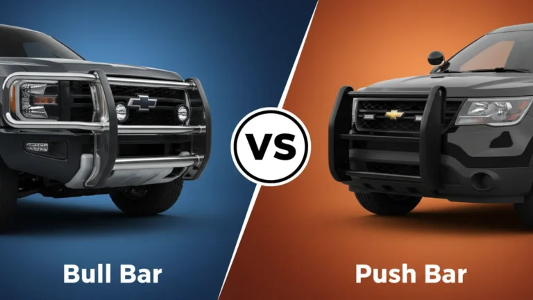 Bull Bar vs Push Bar side-by-side comparison