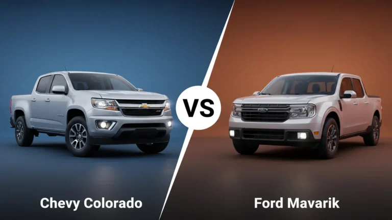 Chevy Colorado vs Ford Maverick side-by-side comparison