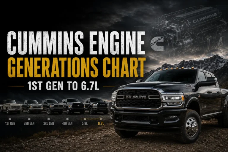 Cummins Engine Generations Chart (1st Gen to 6.7L)