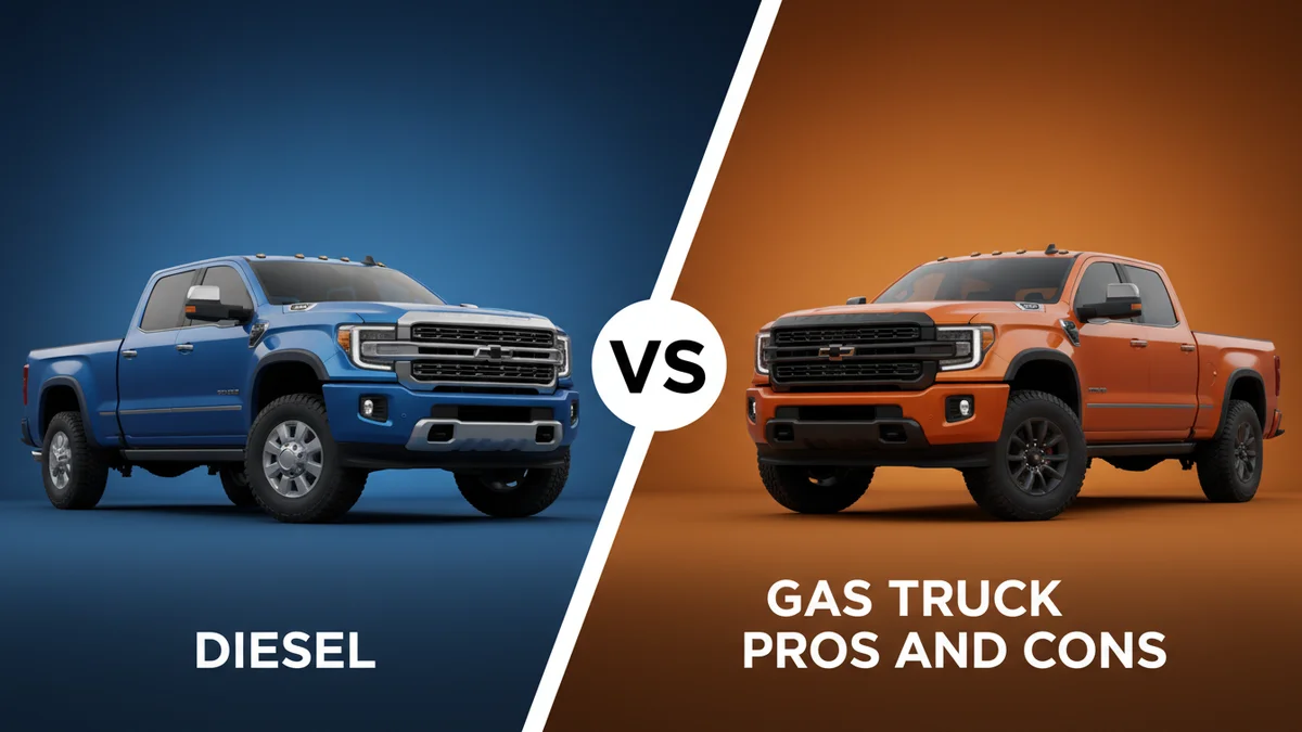 Diesel vs Gas Truck Pros and Cons comparison