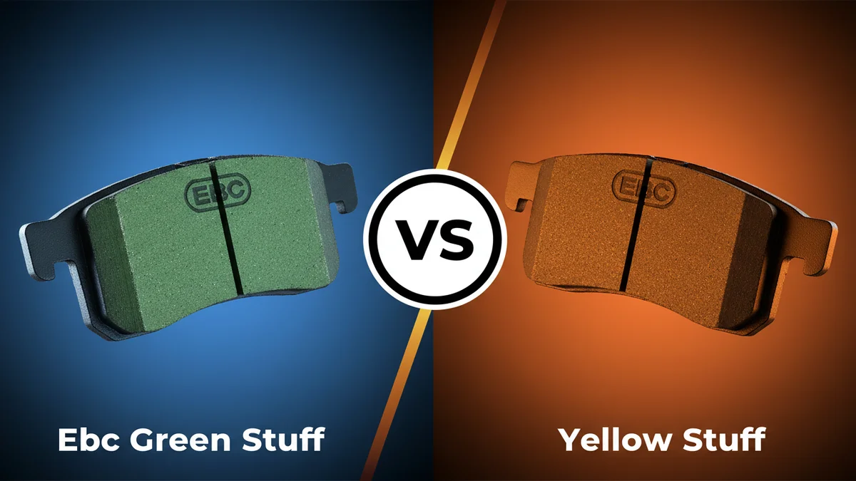 Ebc Green Stuff vs Yellow Stuff comparison