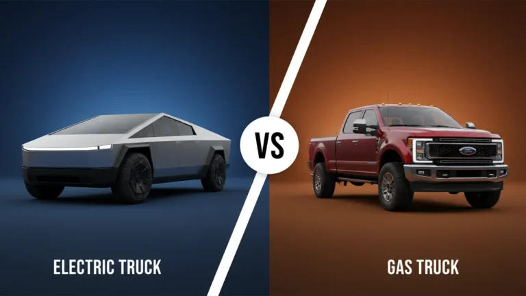 Electric Truck vs Gas Truck side-by-side comparison