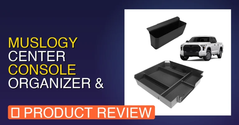 Honest 2026 Muslogy Console Organizer Review: 2024 Toyota Sequoia Pros