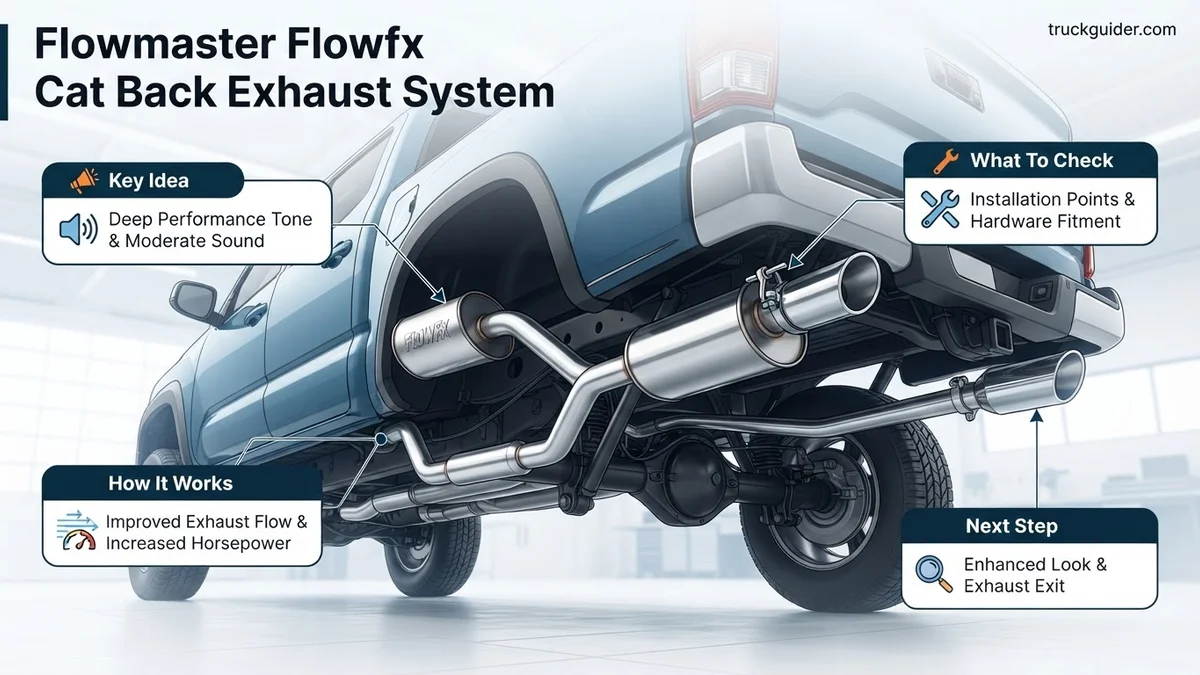 Flowmaster Flowfx Cat Back Exhaust System expert guide showing the main topic and key context