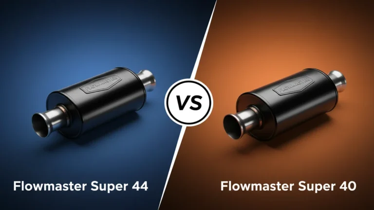 Flowmaster Super 44 vs Flowmaster Super 40 side-by-side comparison