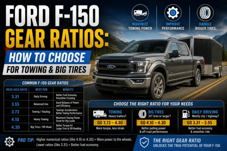 Ford F-150 Gear Ratios: How to Choose for Towing & Big Tires