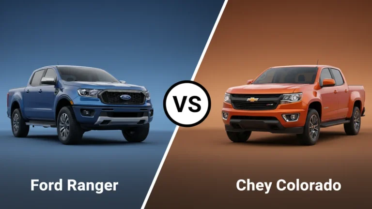 Ford Ranger vs Chevy Colorado side-by-side comparison