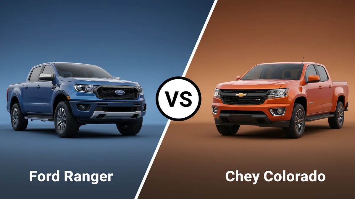 Ford Ranger vs Chevy Colorado comparison