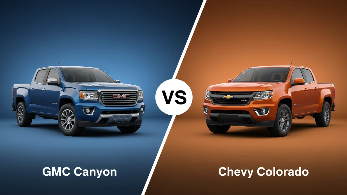 GMC Canyon vs Chevy Colorado comparison
