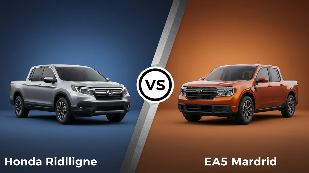 Honda Ridgeline vs Ford Maverick comparison