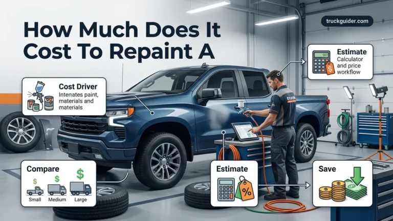 How Much Does It Cost to Repaint a Truck in 2026