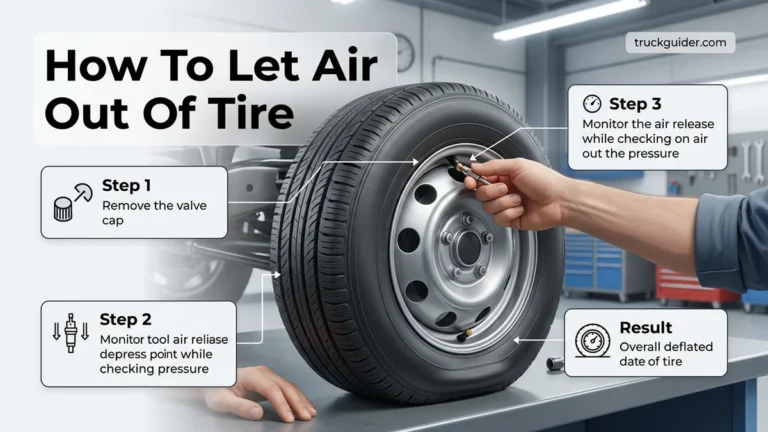 How to Let Air Out of Tire Step-by-Step Guide 2026