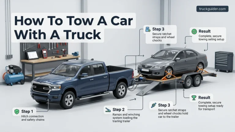 How to Tow a Car with a Truck Step-by-Step Guide 2026