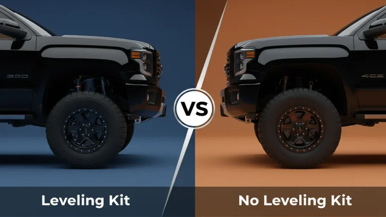Leveling Kit vs No Leveling Kit side-by-side comparison