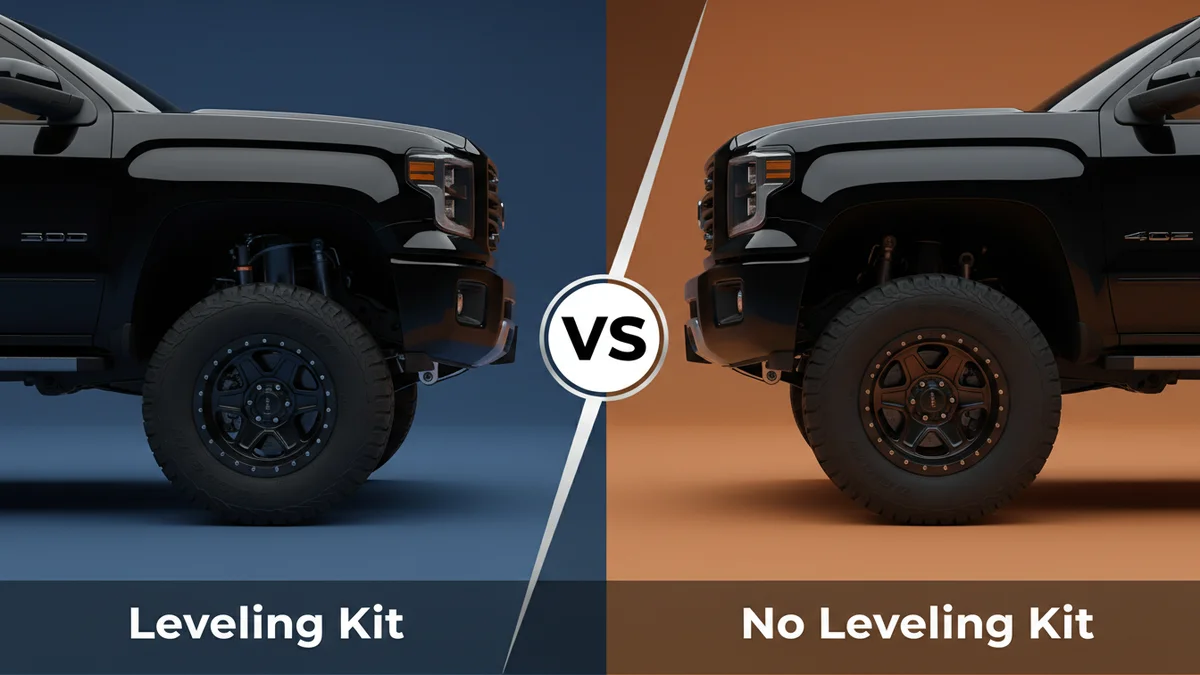 Leveling Kit vs No Leveling Kit comparison
