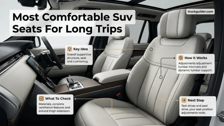Most Comfortable SUV Seats for Long Trips 2026 Best Guide