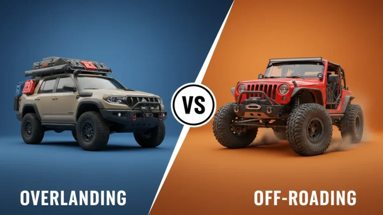 Overlanding vs Off-Roading side-by-side comparison
