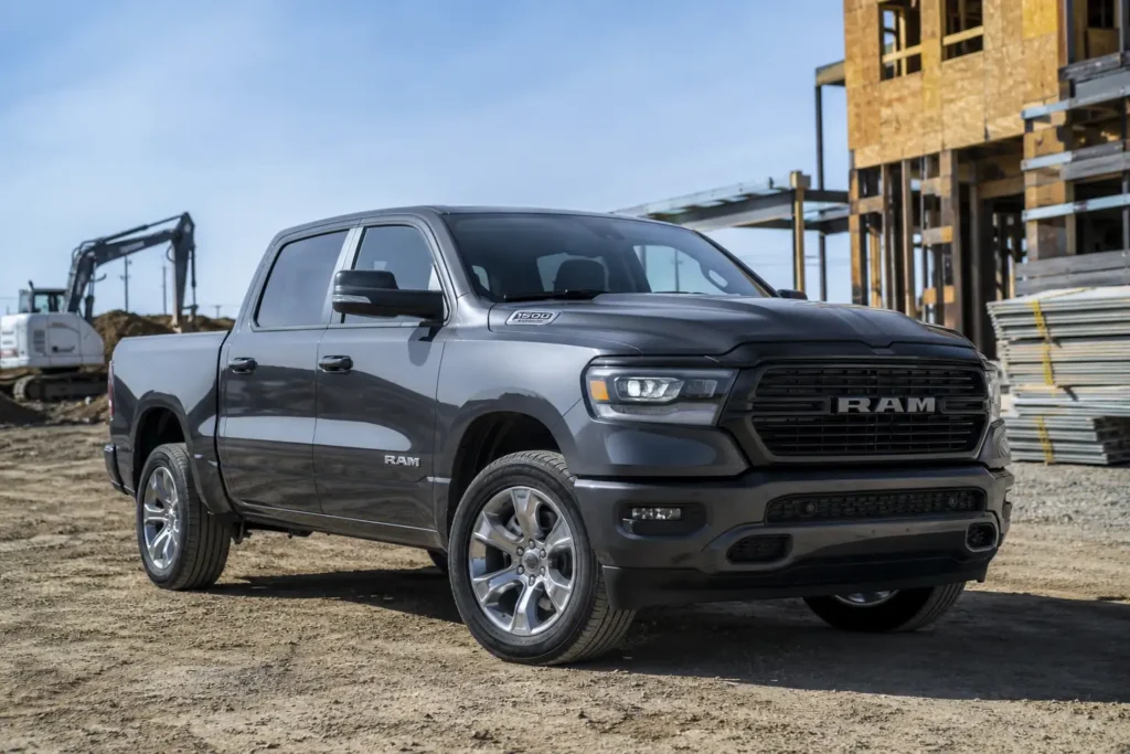 2024 Ram 1500 crew cab shown for curb weight chart reference
