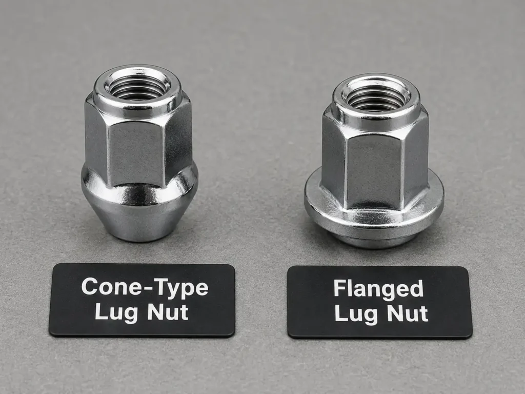 Cone-type versus flanged Ram lug nut comparison