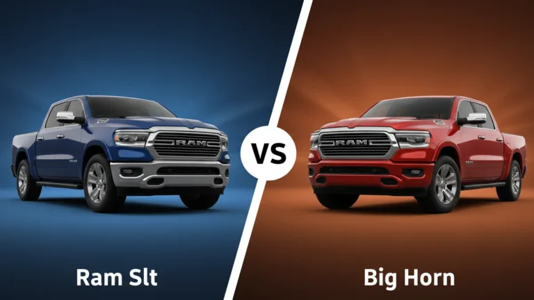 Ram Slt vs Big Horn side-by-side comparison