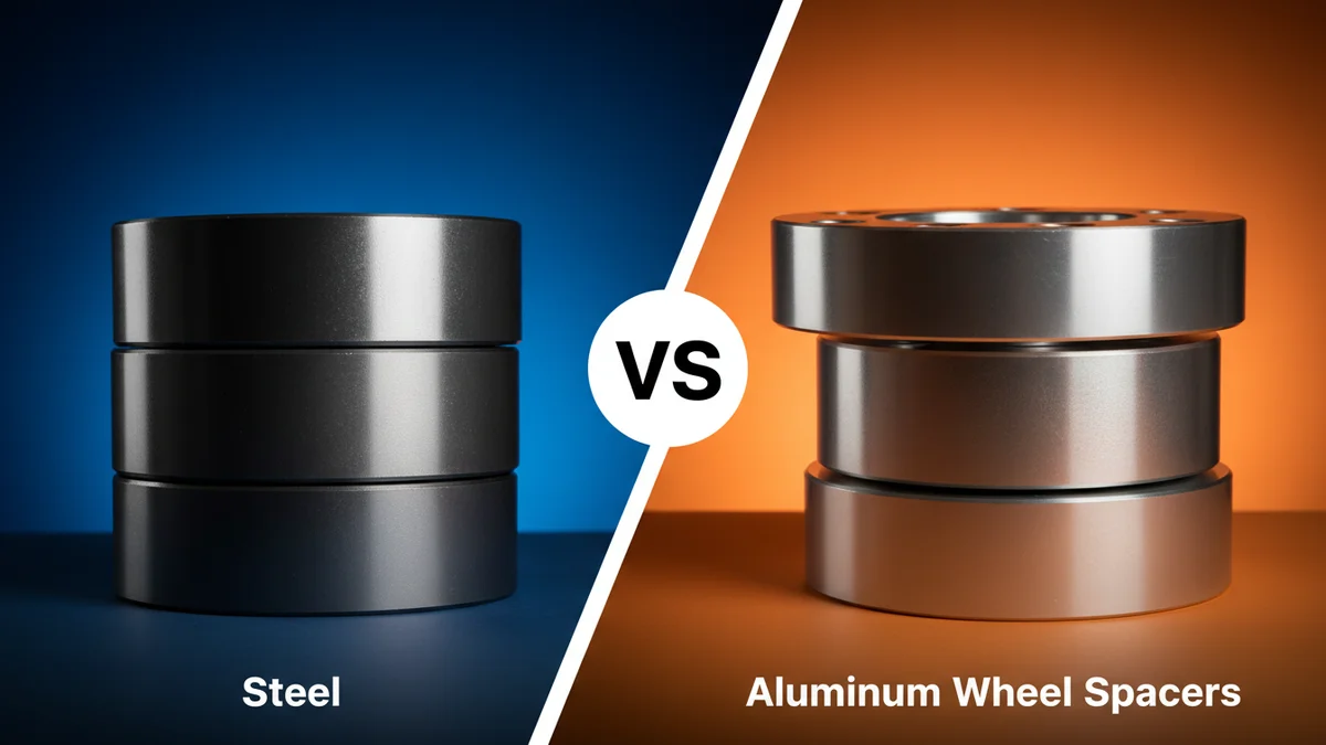 Steel vs Aluminum Wheel Spacers comparison