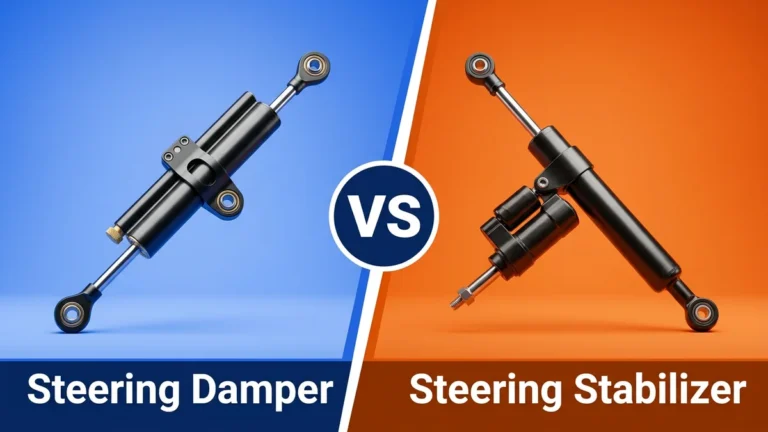 Steering Damper vs Steering Stabilizer side-by-side comparison