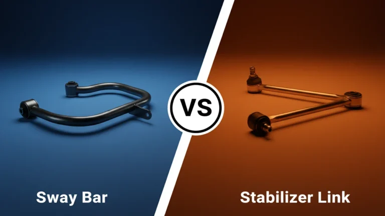 Sway Bar vs Stabilizer Link side-by-side comparison