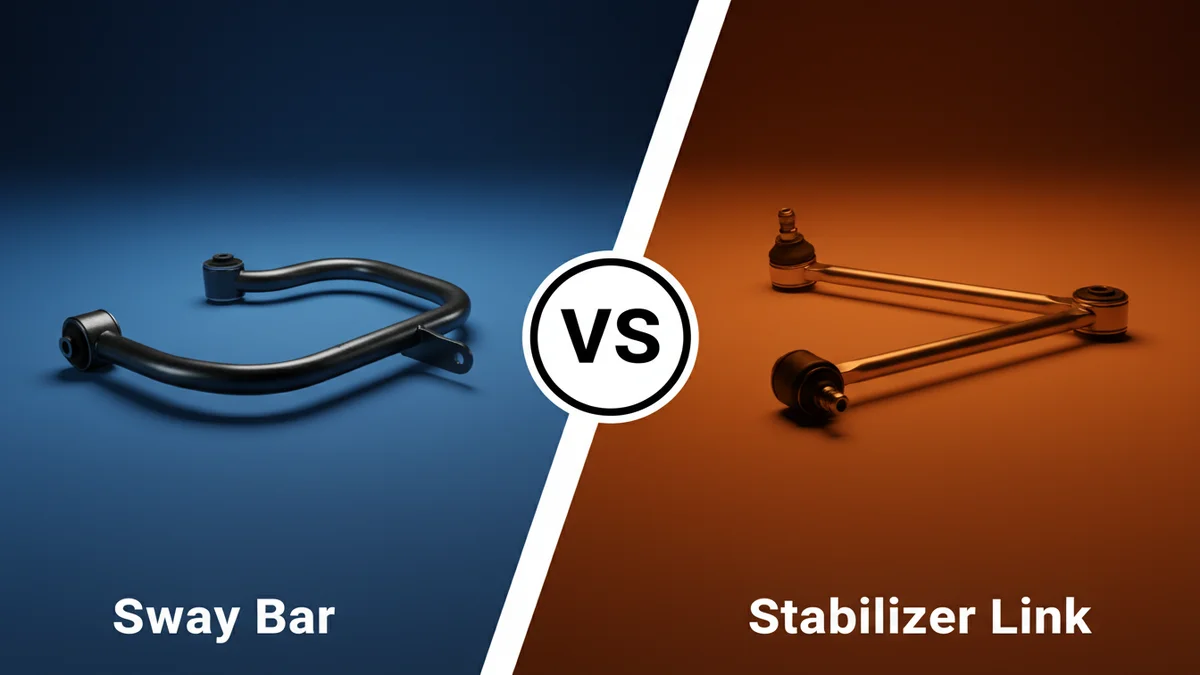 Sway Bar vs Stabilizer Link comparison