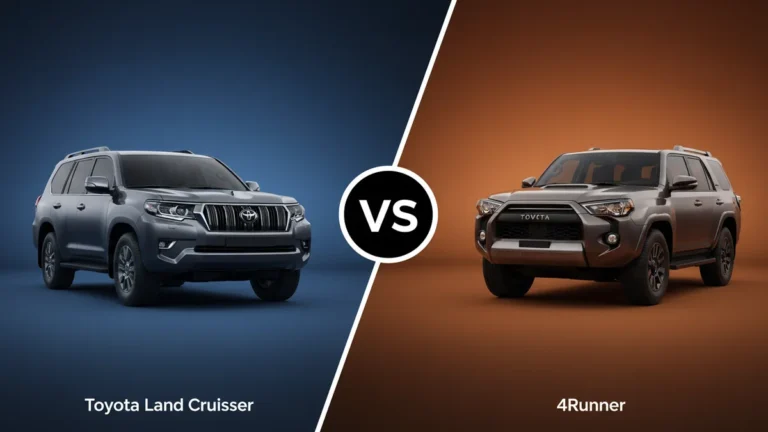 Toyota Land Cruiser vs 4Runner side-by-side comparison