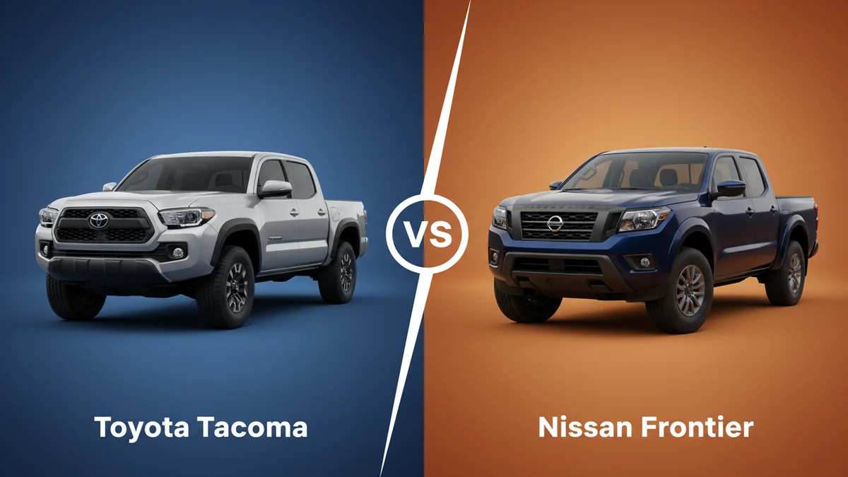 Toyota Tacoma vs Nissan Frontier comparison