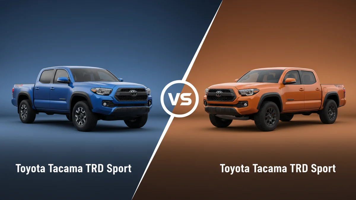 Toyota Tacoma TRD Sport vs Toyota Tacoma TRD Off-Road comparison