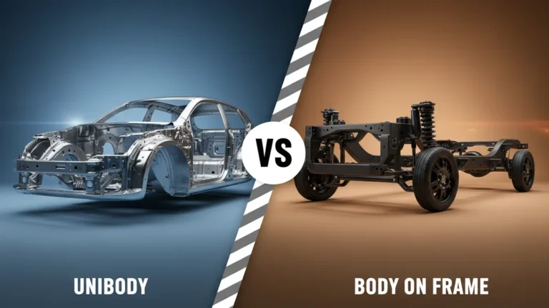 Unibody vs Body on Frame side-by-side comparison