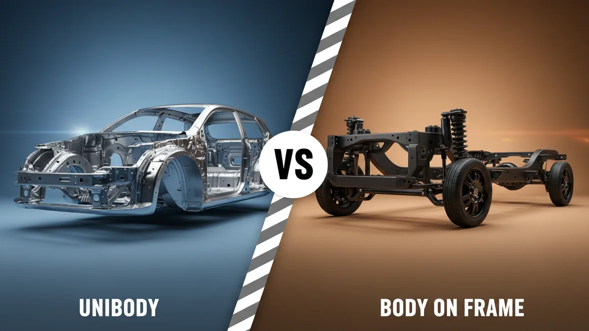Unibody vs Body on Frame comparison
