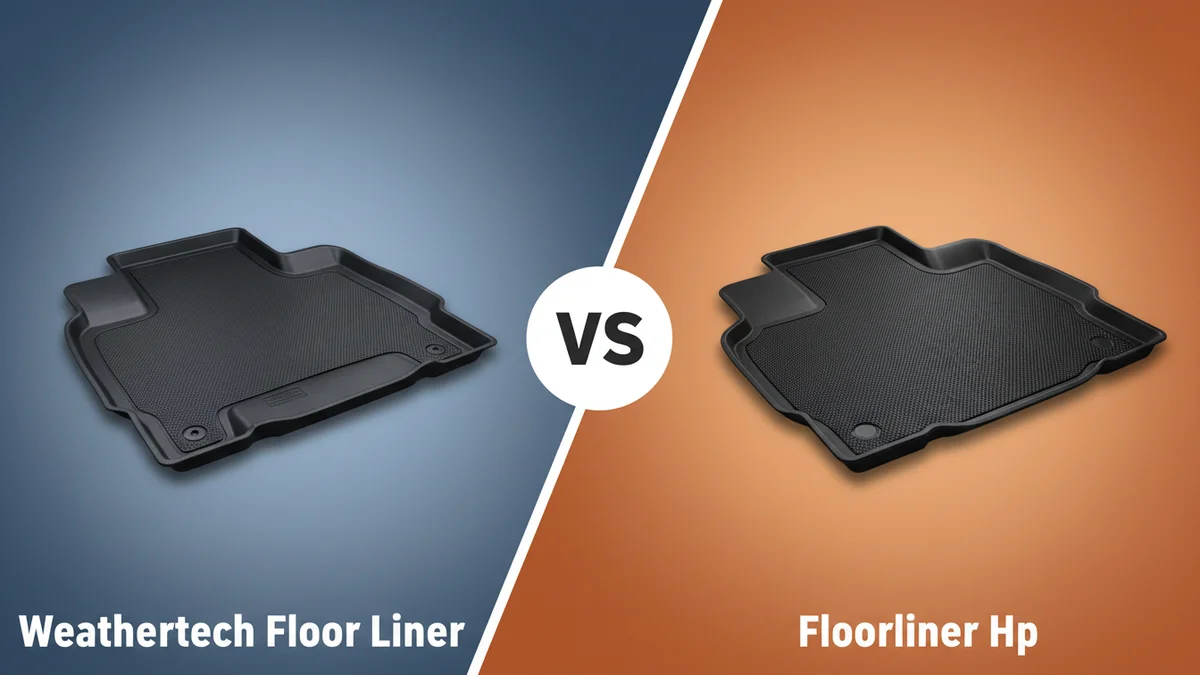 Weathertech Floor Liner vs Floorliner Hp comparison