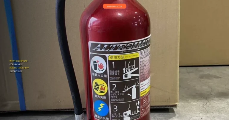 What Kind Of Gas Does A Chevy 2500Hd Take Chevy 2500HD 2026