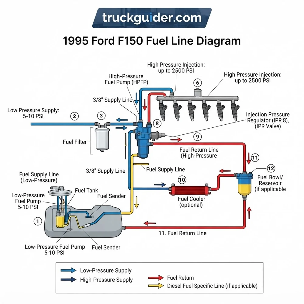 1995 Ford F150 Fuel Line Diagram: Component Breakdown (2026 Guide)