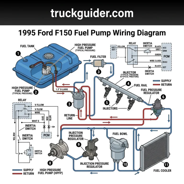 1995 ford f150 fuel pump wiring diagram diagram with labeled components and explanations