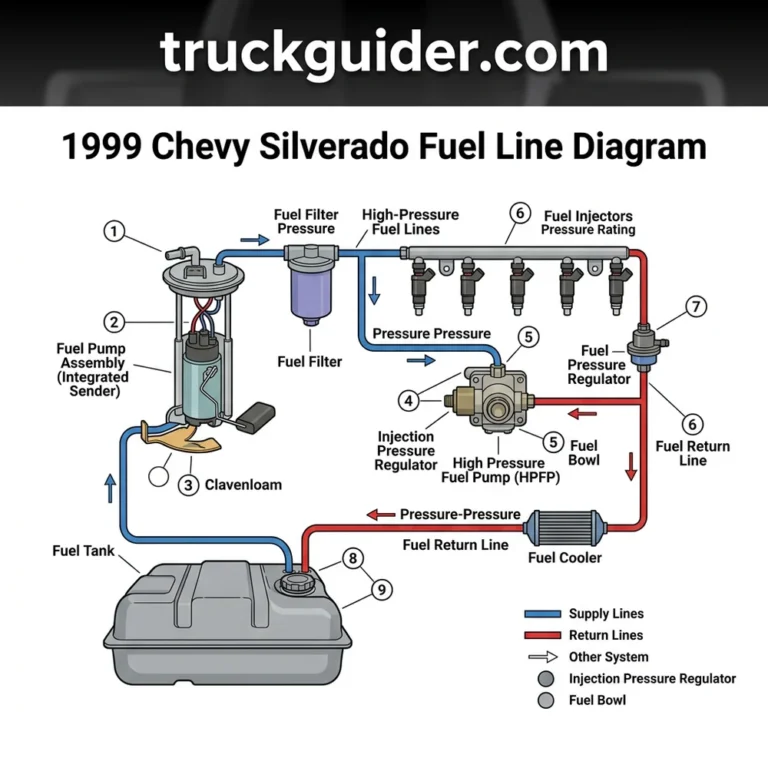 1999 chevy silverado fuel line diagram diagram with labeled components and explanations