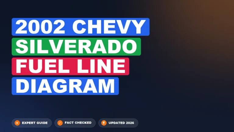 2002 chevy silverado fuel line diagram with labeled components and connections
