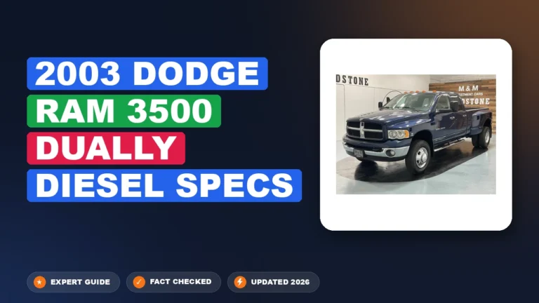 2003 dodge ram 3500 dually diesel specs - comprehensive guide infographic