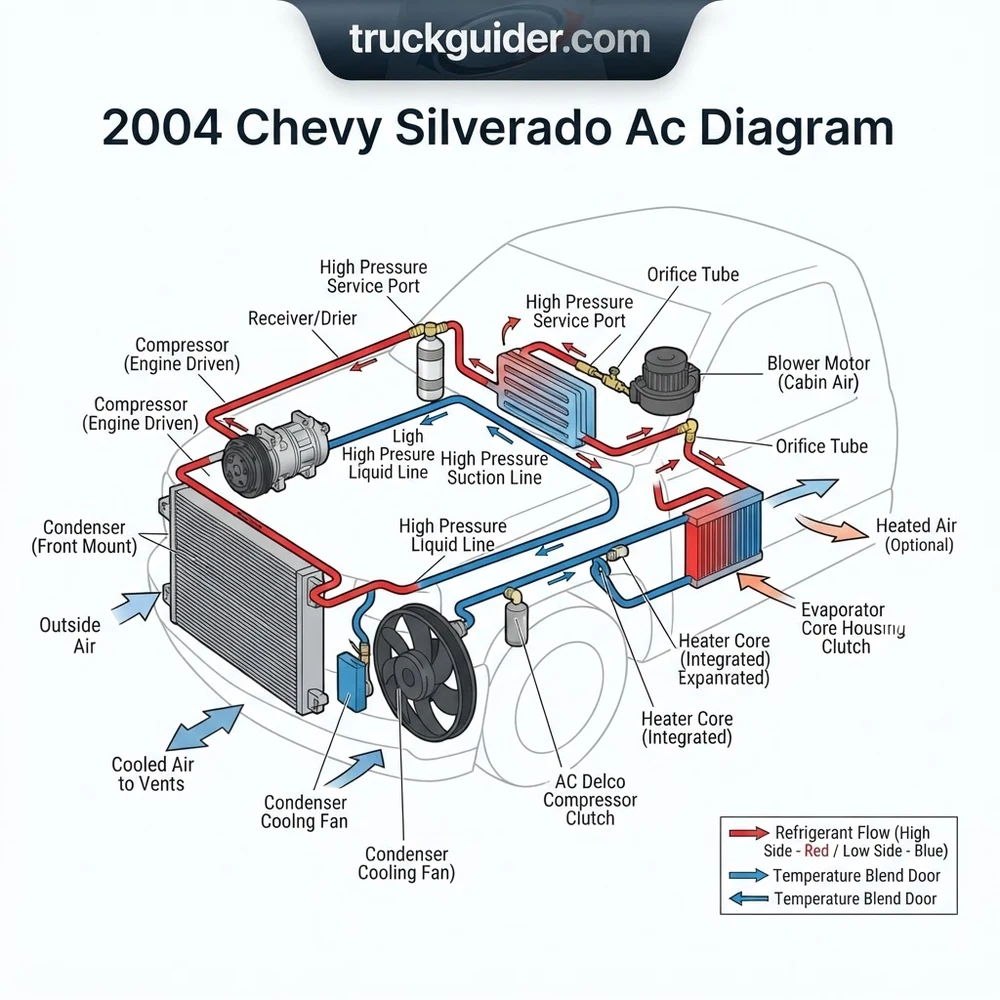2004 Chevy Silverado AC Diagram: Component Breakdown 2026