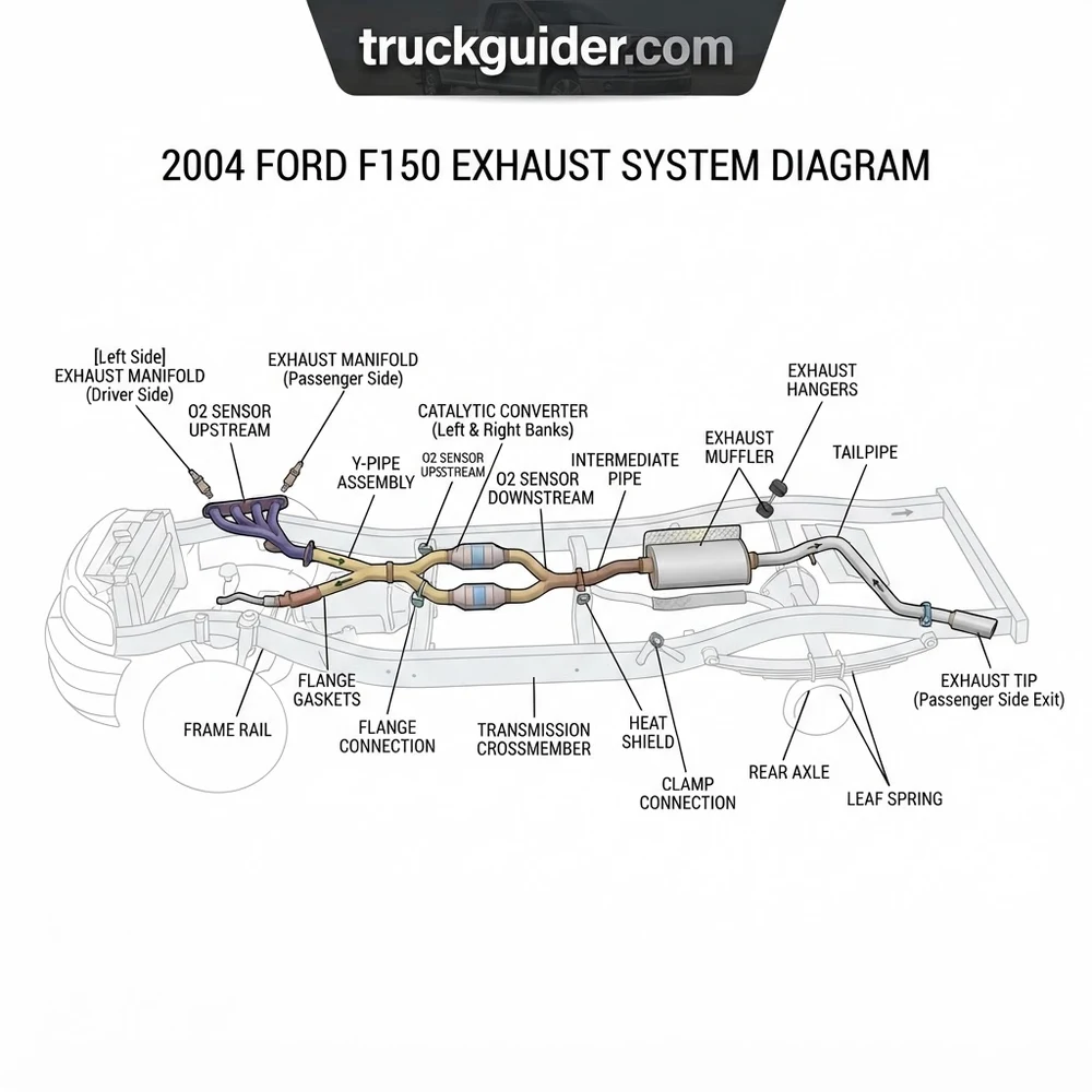 2004 Ford F150 Exhaust System Diagram: Component Breakdown 2026