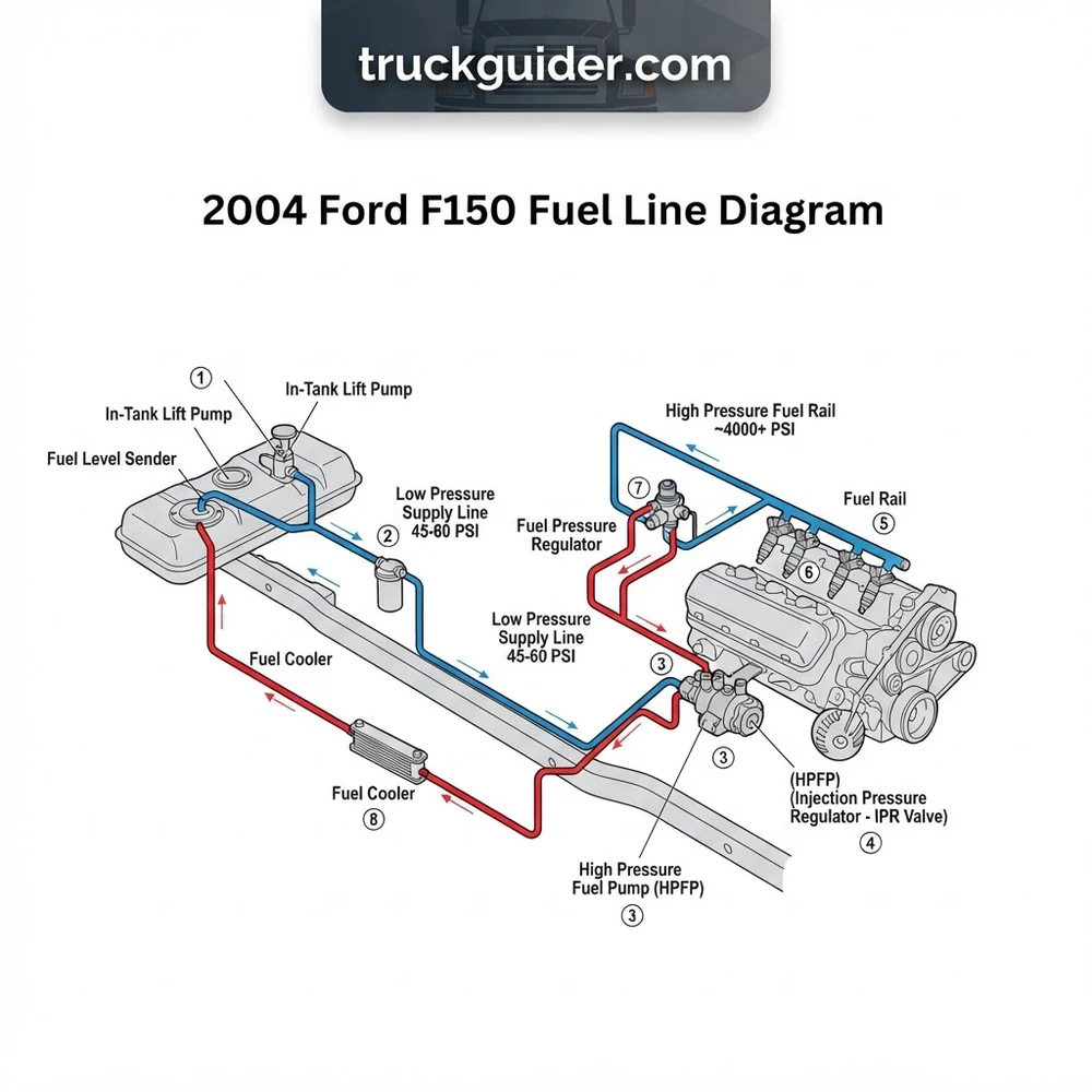 2004 Ford F150 Fuel Line Diagram: Proper Routing 2026