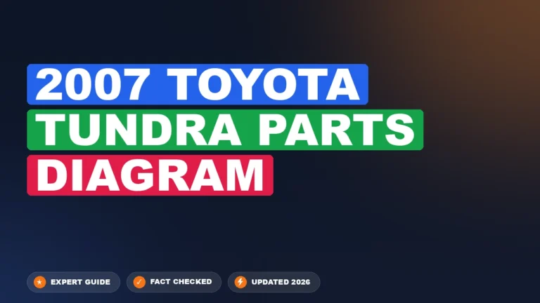 2007 toyota tundra parts diagram with labeled components and connections